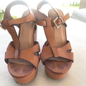 Tan Wedges